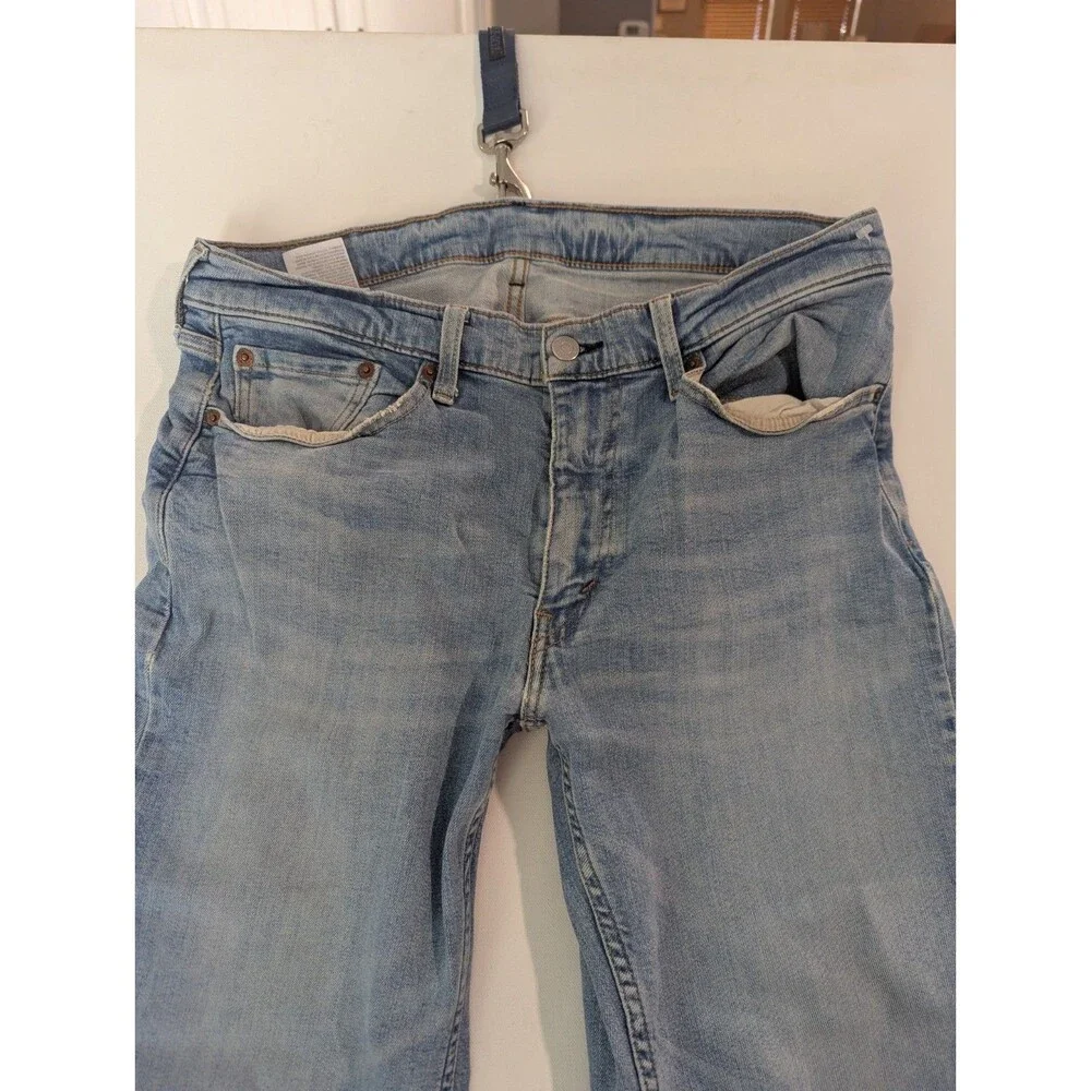 Levis Pants Womens 33x32 Blue‎ 514 Slim Straight Denim Casual Workwear Preppy